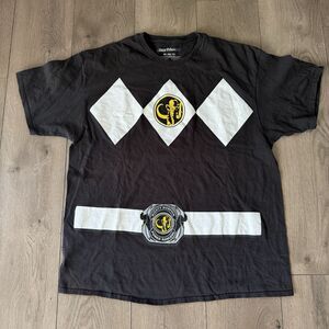 Black Mastodon Power Ranger Costume Saban Hasbro Tee XXL 2XL